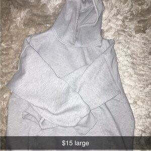 Light Gray Cozy Pullover Hoodie